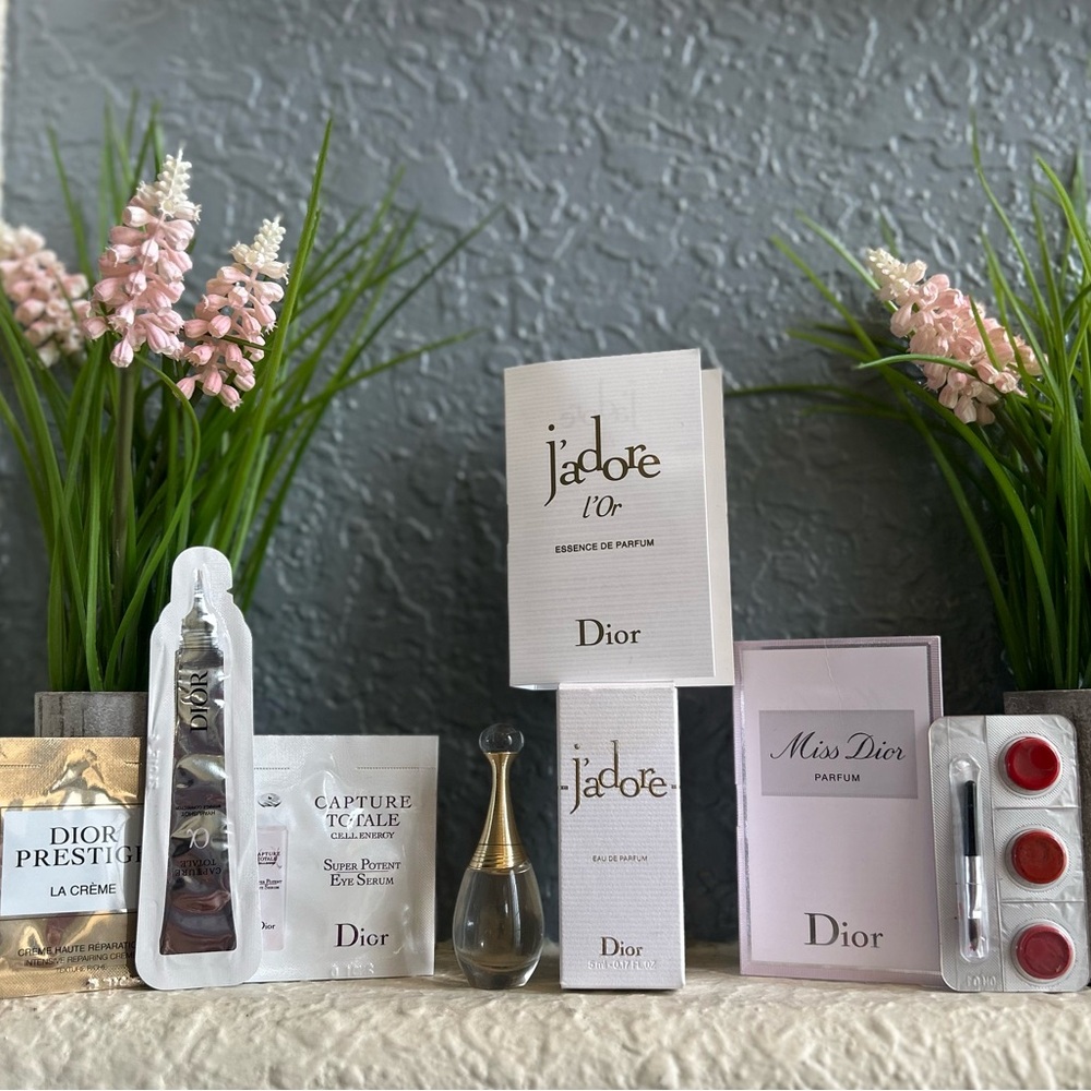 Dior Beauty 7pc Bundle Fragrance Makeup skincare J'adore Miss Dior Total Capture